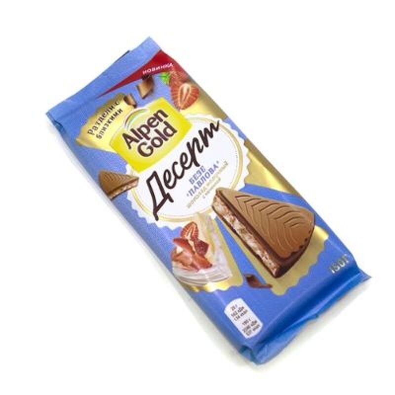 Шок. Alpen Gold мол с мер. и печ. 150г